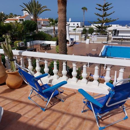 First Line Villa Floor Studio Apartment With Amazing Sea View Air Conditioned Just 50M From The Beach Costa Adeje  Exterior foto