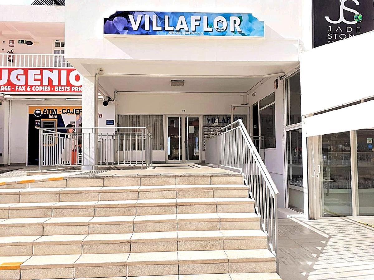 First Line Villa Floor Studio Apartment With Amazing Sea View Air Conditioned Just 50M From The Beach Costa Adeje  Exterior foto